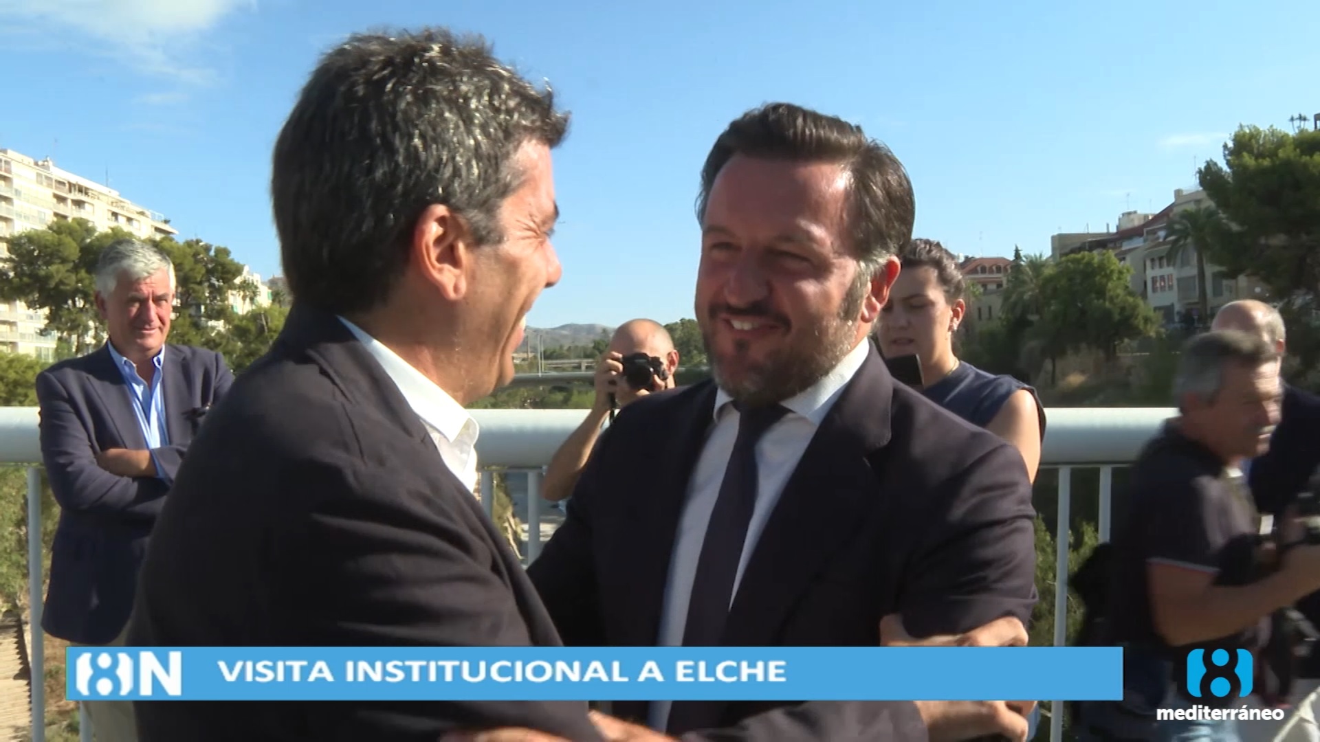Mazón visita Elche y a su nuevo equipo de gobierno