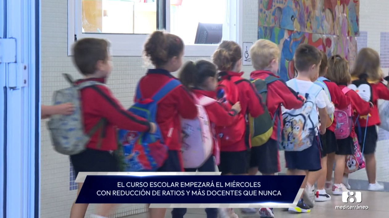 El curso escolar arranca el miércoles en la Comunitat con más docentes que nunca