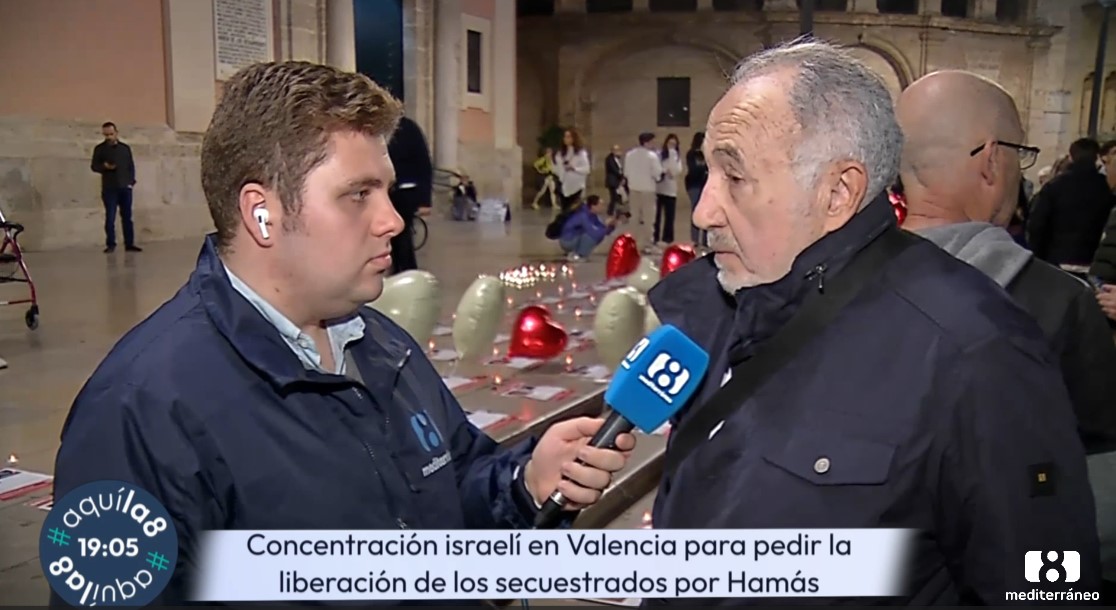 La comunidad israelí pide la liberación de los rehenes de Hamás en Valencia