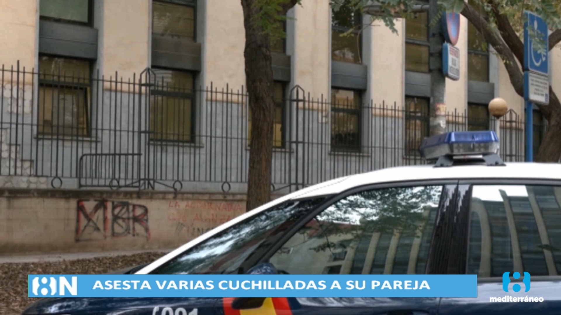 Detenido un hombre tras acuchillar a su pareja  en Valencia 