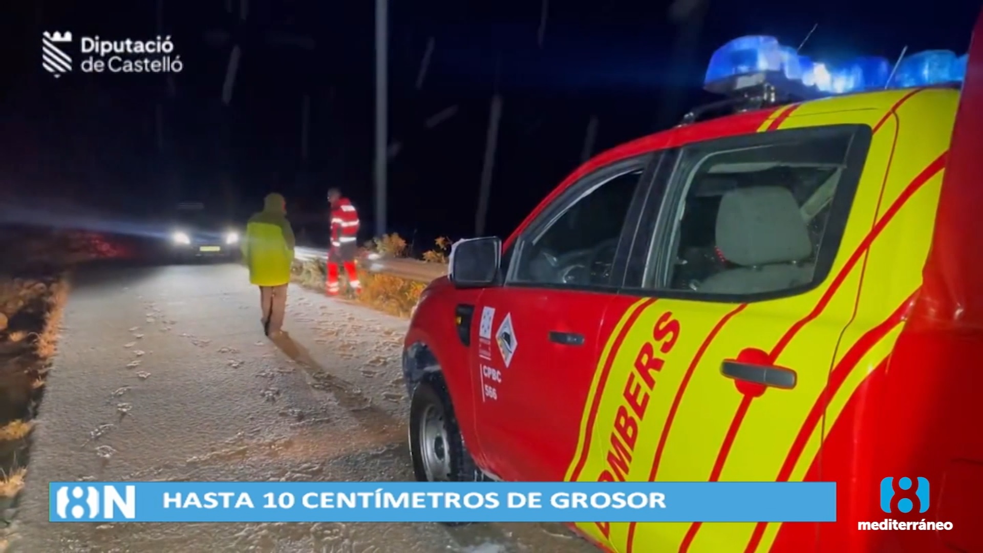 El temporal arrecia dejando importantes nevadas y lluvias en la Comunidad Valenciana