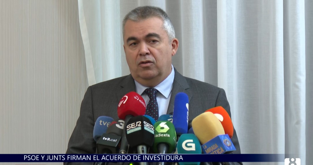 Acuerdo entre el PSOE y Junts para la investidura de Pedro Sánchez
