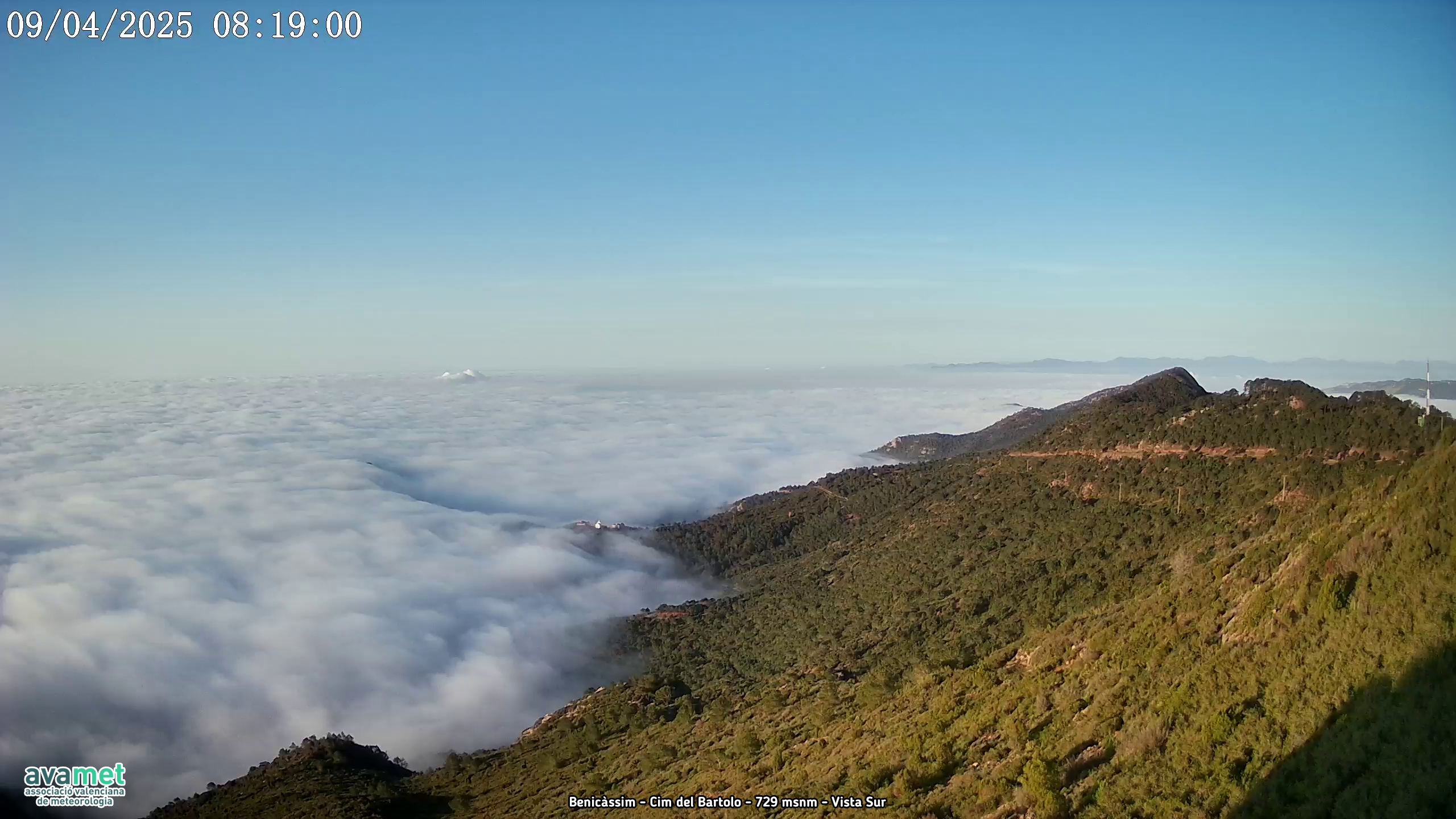 Paso de nubes sin mayores consecuencias