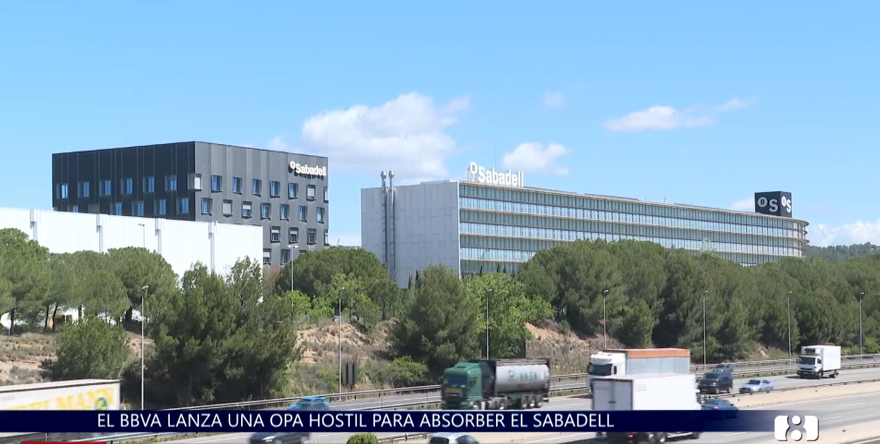 El BBVA lanza una OPA hostil para absorber el Banco Sabadell