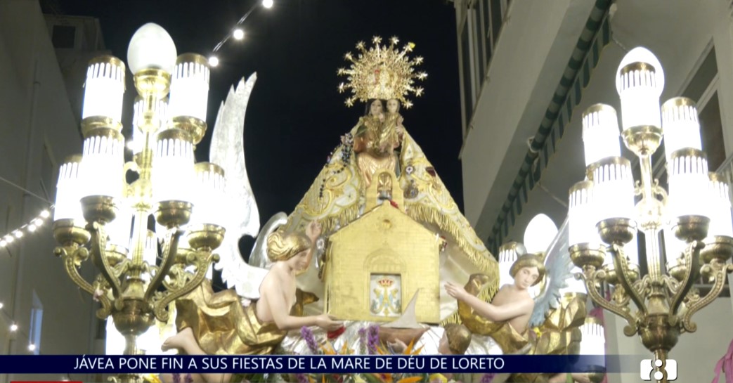 Jávea pone el broche final a sus fiestas en Honor a la Mare de Déu de Loreto 2024